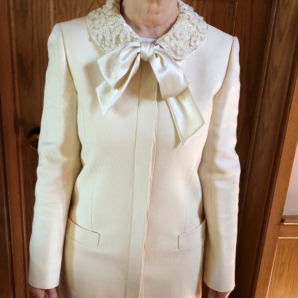 Valentino Jackets & Blazers - SOLD - VALENTINO Ivory Silk - ADDITONAL Pictures